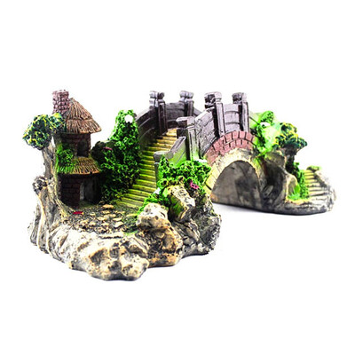 

DIY Fairy Garden Home Lawn Ornament Arched Bridge Landscape Fish Tank Ornament
