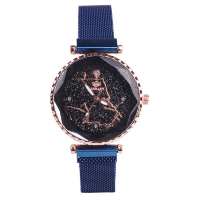 

Magnet watch female lazy Milan buckle net with shaking sound with the stylish quartz watch