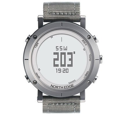

Mens Digital Sport Heart Rate Monitor Watch Pedometer Calories Fitness Running Watch Weather Altimeter Barometer Thermometer Comp