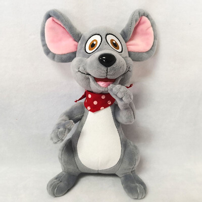 

FIRST Plush gray mouse toy cute child rag doll 11842
