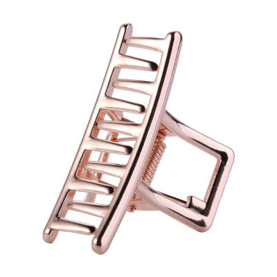 

Fashion Hair Clips Geometric Rectangle Hairpins Metal Hairdressing Tool