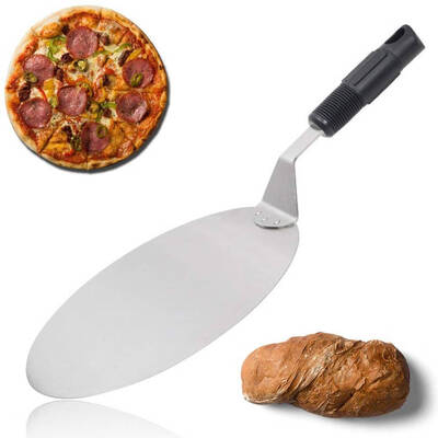 

Endurance Stainless Steel Oven Plastic Handle Round Pizza Cake Dessert Spatula Paddle Pancake Tray