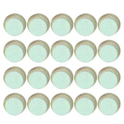

100Pcs Food Grade Round Muffin Cases Paper Cupcake Liner Wrapper Baking Mold Cupcake Maker Mold Tray