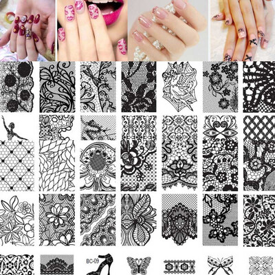 

Toponeto 10pcs Women Nail Art DIY Nail Stamp Stamping Image Plate Print Nail Art Template