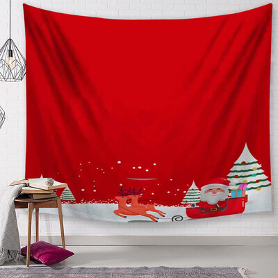 

〖Follure〗Christmas Tapestry Santa Print Wall Hanging Tapestry Art Home Decor