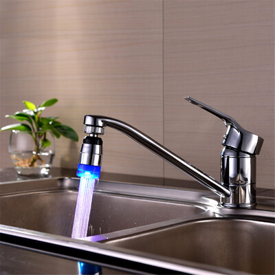 

Siaonvr LED Light Shower Head Water Bath Home Bathroom Glow Romantic New