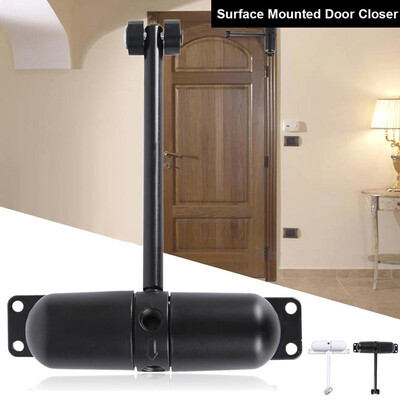 

Surface Mounted Door Closer Spring Loaded Adjustable Automatic Fire Rated