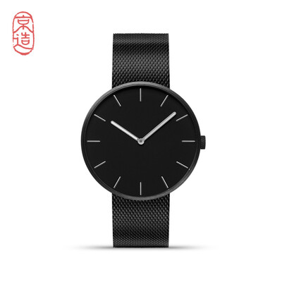 

Beijing made light watch quartz watch technology black
