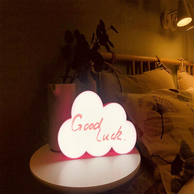 

〖Follure〗Cloud LED Light Boxes You Can Write Handwritten Light Boxes DIY Light