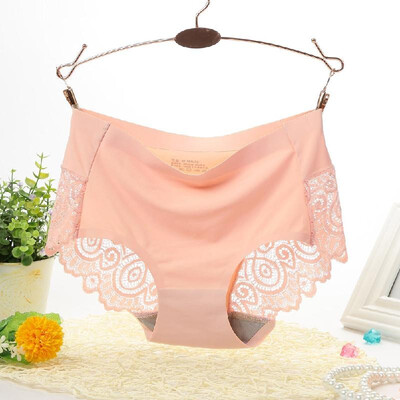

Sexy Women Lace Panties Briefs Ultra-Thin Seamless Solid Breathable Underwear Unerpants
