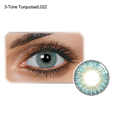

1Pair 145mm DIA Unisex Fashion Blue Green Honey Brown Gray Colour Contact Lens