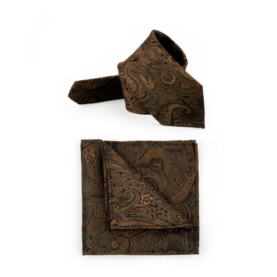

Wholesale Mens Tie Towel Set Cashew Flower Business Polyester Pocket Towel Groom Wedding Groomsman Tie Set