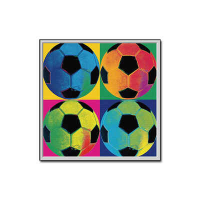 

Colorful Football Soccer Oil Paintings Canvas Art Wall Oil Picture No Frame Poster Single Panel Drawing