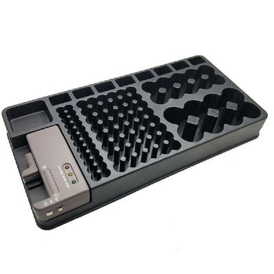 

Removable Portable Cell Organizer Storage With Cell Tester Holder Case Box Cell Checker DIY Kit BT-0502