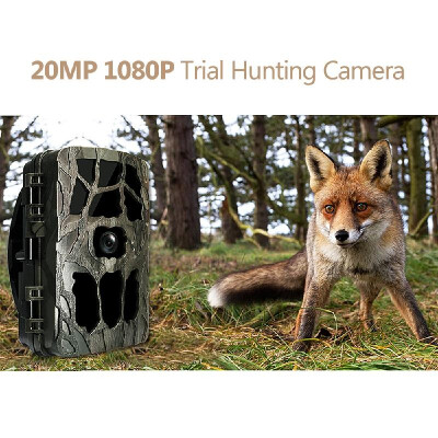 

20MP 4K 1080P Multi-functional Hunting Camera Digital Trail Game Camera 24inch LCD Sreen IP66 Waterproof Infrared Night Vision 25