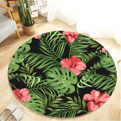 

Gobestart Botany Elements Blanket Round Bathroom carpet 55cm