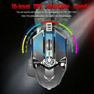 

Zerodate MS500 Gaming Mouse Backlight 10 Programmable Buttons Wired Mouse
