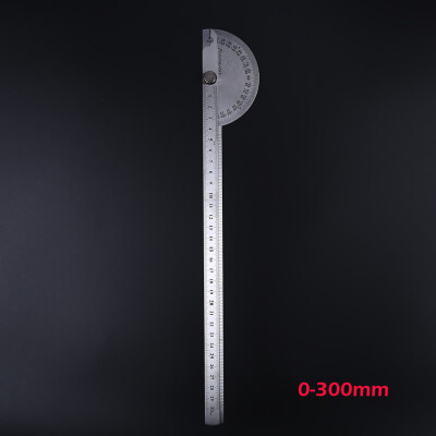 

〖Follure〗Stainless Steel 0-180° Protractor Angle Finder Arm Rotary Measuring Ruler Tool