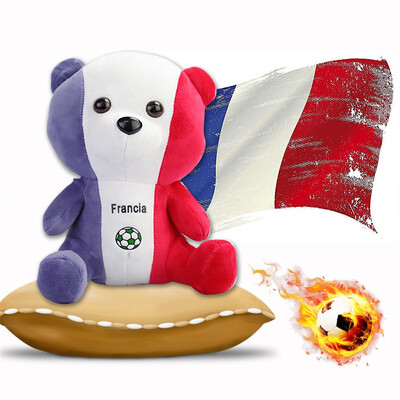 

Siaonvr Adorable Cartoon Creative National Flag Soft Bear Doll Stuffed Plush Doll Toys