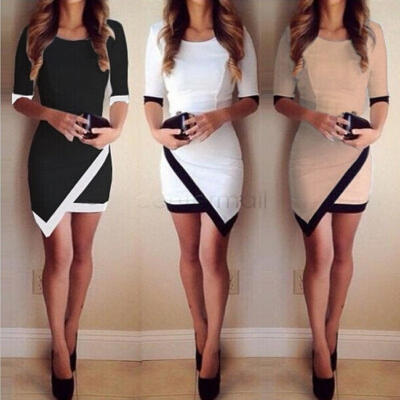 

Fashion Women Bandage Bodycon Half Sleeve Evening Sexy Party Cocktail Mini Dress