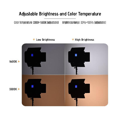 

Viltrox VL-S192T Professional Ultra-thin Bi-color Dimmable LED Video Light 3300K-5600K CRI 95 with Light Barrier Remote Controlle
