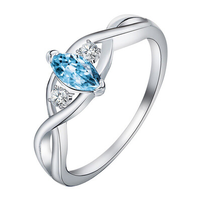 

Fashion Creative New Hollow Crystal Winding Ring