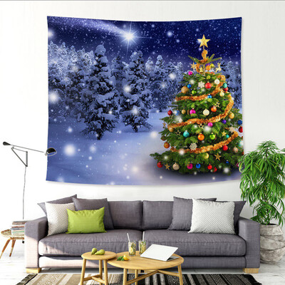 

〖Follure〗Xmas Art Home Wall Hanging Tapestry Wall Ornamentation Christmas Wall Decor