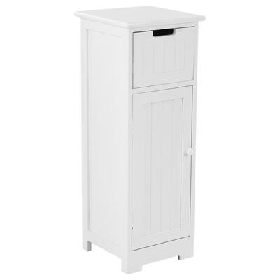 

Greensen Bathroom Cabinet Standing Storage Cupboard Bathroom Furniture White 3030815CM