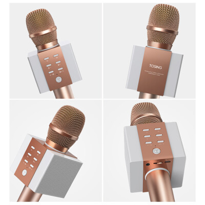 

TOSING 008 Wireless Karaoke Microphone Bluetooth Speaker 2-in-1 Handheld Singing Recording Portable KTV Player for iOS Android Sma