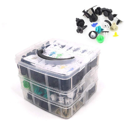 

500Pcs Assorted Car Body Plastics Push Retainer Pin Rivet Fasteners Trim Moulding Clip Automotive Furniture Assembly Expansion Scr