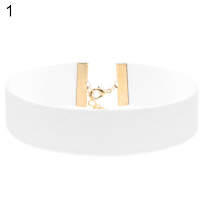 

Fashion Wide Soft Velvet Choker Lady Party Nightclub Necklace Gothic Jewelry