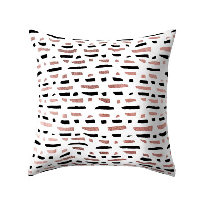 

〖Follure〗Rose Gold Pink Cushion Cover Square Pillowcase Home Decoratio