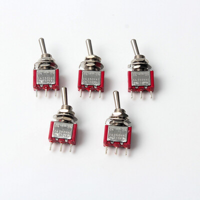 

3P Toggle Switch for Electronics Diy 5A 120VAC 2A 250VAC 5Pcs