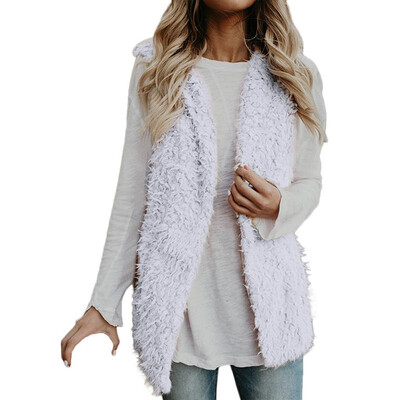 

Womens Faux Fur Teddy Bear Fleece Coat Ladies Jacket Sweater Hooded Overcoat