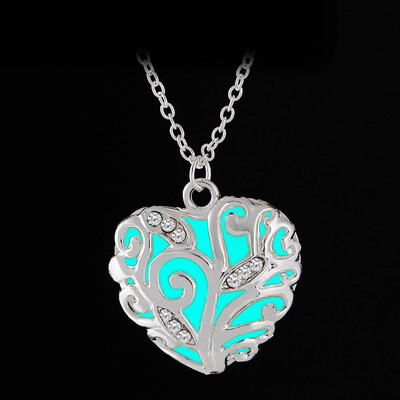 

Hollow Glowing Pendant Women Pendants Necklace Glow