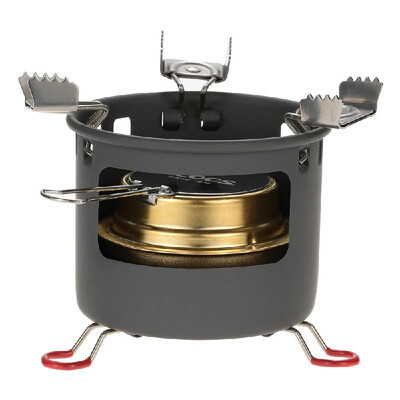 

ALOCS Camping Outdoor Spirit Alcohol Burner Camping Stove Alcohol Stove Bracket Support Set