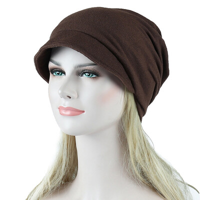 

6 Colors Women Slouchy Beanie Hat Cotton Elastic Head Scarf