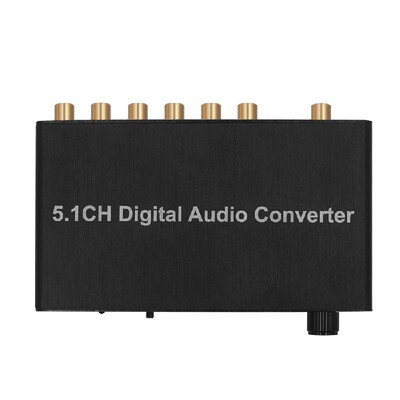 

Digital Audio Converter w 35mm Stereo HD Audio Adapter Supports LPCM PCM RAW