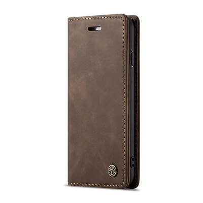 

CaseMe Retro Leather Case For iPhone  MAX XR  6 7 8 Plus 5S se Hot 360 Luxury Magnetic Card Holder Wallet Cover Kickstand Case