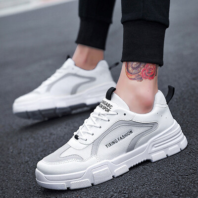 

Fashion white shoes fashion sports shoes personality wild breathable mesh shoes sports shoes