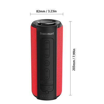 

Tronsmart Element T6 Plus 40W Portable Speaker Bluetooth 50 IPX6 Water-resistant TWS Stereo Sound Hands-free Calling Wireless Spe