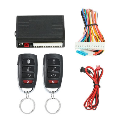 

Universal Car Door Lock Trunk Release Keyless Entry System Central Locking Kit With Remote Control