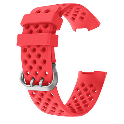 

〖Follure〗New Fashion Sports Breathable Silicone Bracelet Strap Band For Fitbit Charge 3