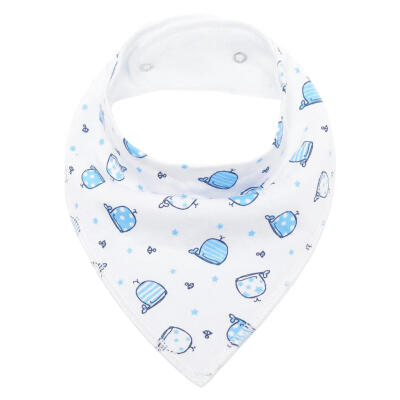 

Cartoon Reusable Baby Burp Washable Triangle Adjustable Bibs Saliva Towel