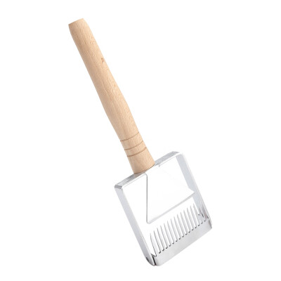 

Honey Fork Scraper Shovel Beekeeping Tool with Wooden Handle