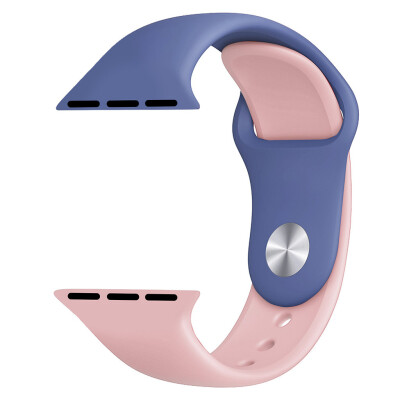 

〖Follure〗Two color Soft Weave Silicone Replacement Band Strap For Apple Iwatch 4 40mm