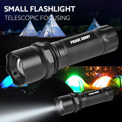 

Saidsome Q5 AAA 3 Modes ZOOMABLE LED Flashlight Torch Super Bright flashlight lamp