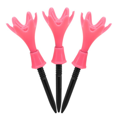 

3pcs Plastic Golf Tees Height Adjustable Golfing Tees Accessories