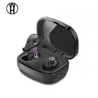 

WH X10 Touch Control Bluetooth V50 Earphone Stereo Music IPX7 Swimming Waterproof True Wireless Earbuds with Charging bin