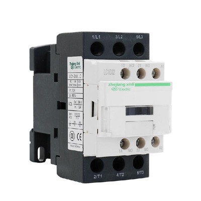 

AC Connector Electric 220V 5060Hz Poles Coil AC Modular Contactor LC1-D High Sensitivity Strong Conductivity